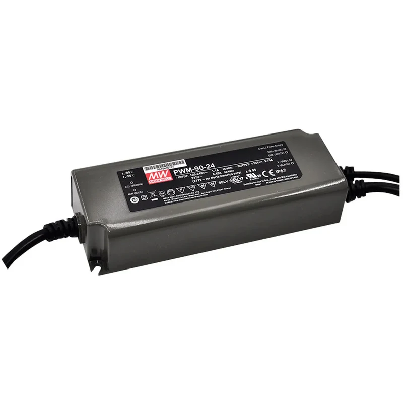 B-Ware Mean LED Treiber Netzteil Konstantspannung PWM Dali Outdoor Anthrazit IP67