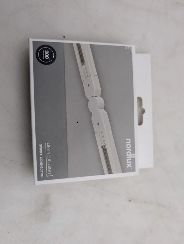 B-Ware Nordlux Hochvolt-Schienensystem Verbinder Linkadapter Weiß IP20 230V 120x35x18mm