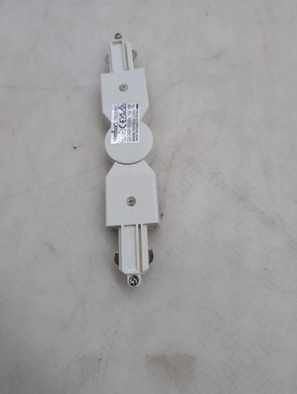 B-Ware Nordlux Hochvolt-Schienensystem Verbinder Linkadapter Weiß IP20 230V 120x35x18mm