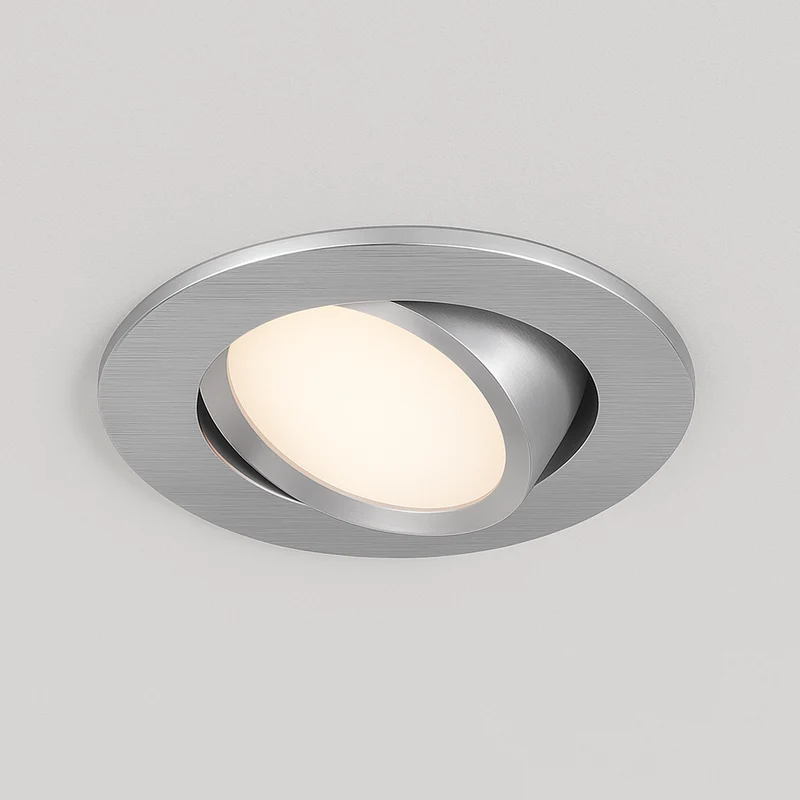 SLV NEW TRIA 68 Einbaustrahler Rund | Schwenkbar | Ø68 mm | Aluminium / Weiß / Schwarz / Roségold