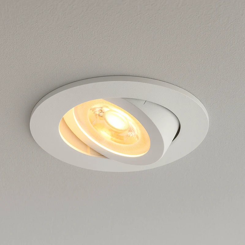 SLV NEW TRIA 68 Deckeneinbauleuchte rund GU10 68 mm | 1007368 / 1007369 / 1007370