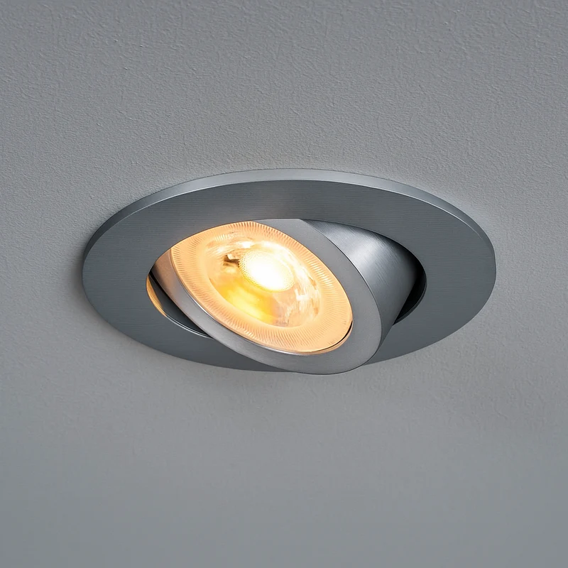 SLV NEW TRIA 68 Deckeneinbauleuchte rund GU10 68 mm | 1007368 / 1007369 / 1007370