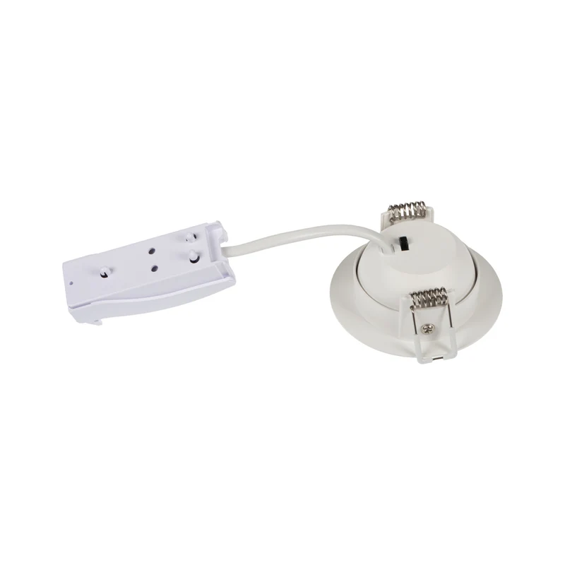 LED Einbaustrahler Extra Flach 4,8W IP20 Schwarz Weiß Schwenkbar CCT 230V
