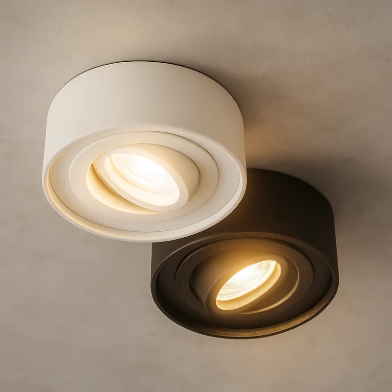 LED Einbaustrahler inkl. GU10 Fassung | Rund Ø98mm | Aluminium | IP20 | 230V | extra-flach | dimmbar
