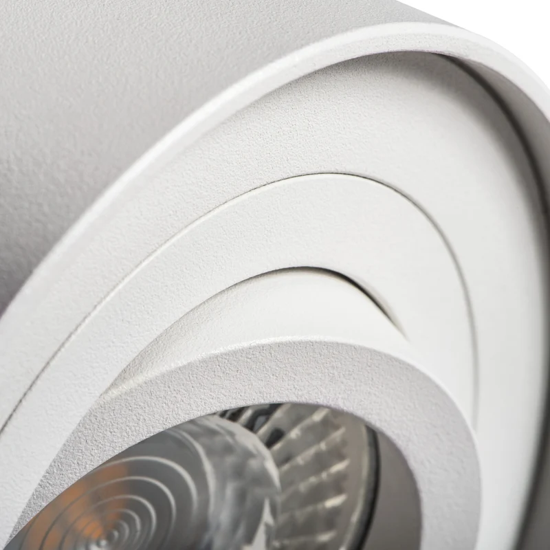 LED Einbaustrahler inkl. GU10 Fassung | Rund Ø98mm | Aluminium | IP20 | 230V | extra-flach | dimmbar