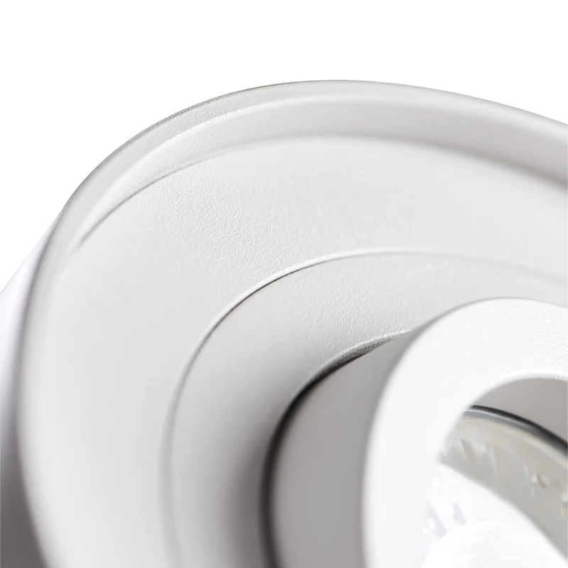 LED Einbaustrahler inkl. GU10 Fassung | Rund Ø98mm | Aluminium | IP20 | 230V | extra-flach | dimmbar