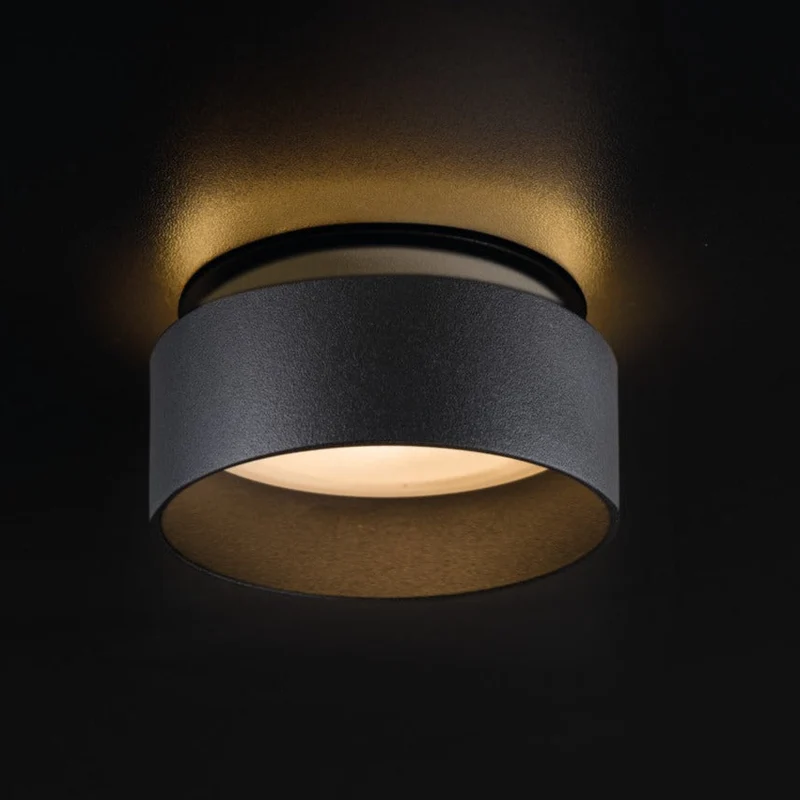 LED Einbaustrahler Oviedo aus Aluminium | Rund | Schwarz-Gold oder Weiß-Gold | IP20 | inkl. GU10 Fassung | 230V | extra-flach | dimmbar