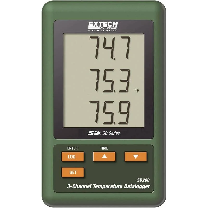 D-Ware Extech SD200 Temperatur-Datenlogger -100 bis 1300 °C, 0,1 °C Auflösung
