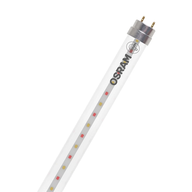 OSRAM LED TUBE T8 EM FLUORA , LED-Röhre, Bleifreies Glas, Klar, 18,3 W, (ex 58 W), 1450 lm, Warmweiß, 2500 K, 30000 h, CRI 80, Pflanzlicht