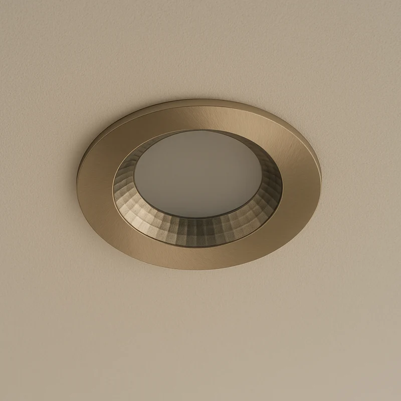 LED Einbauleuchte Premium 2800K 5W Matt-Chrom IP54 230V