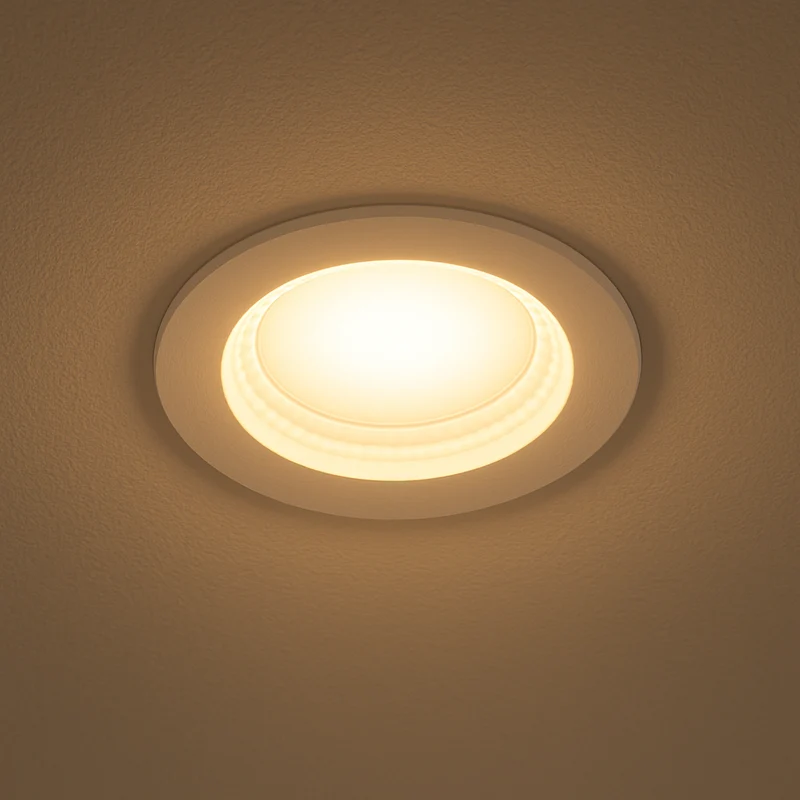 LED Einbauleuchte Premium 2800K 5W Weiß IP54 230V