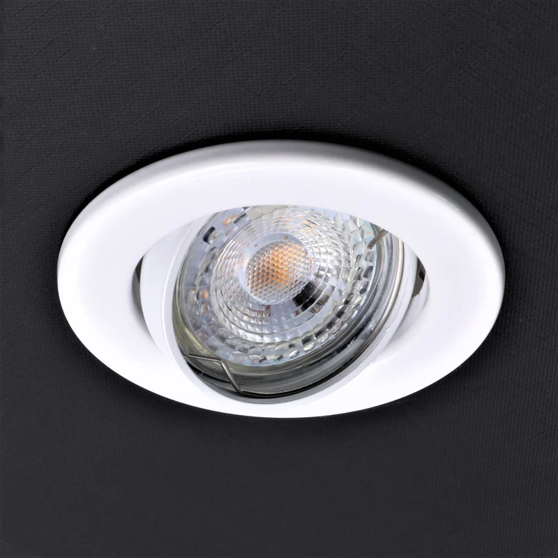 LED Einbaustrahler Decoro | rund, schwenkbar | Weiß, Schwarz, Chrom, Matt-Chrom, Antik-Messing | inkl. GU10 Fassung | 230V