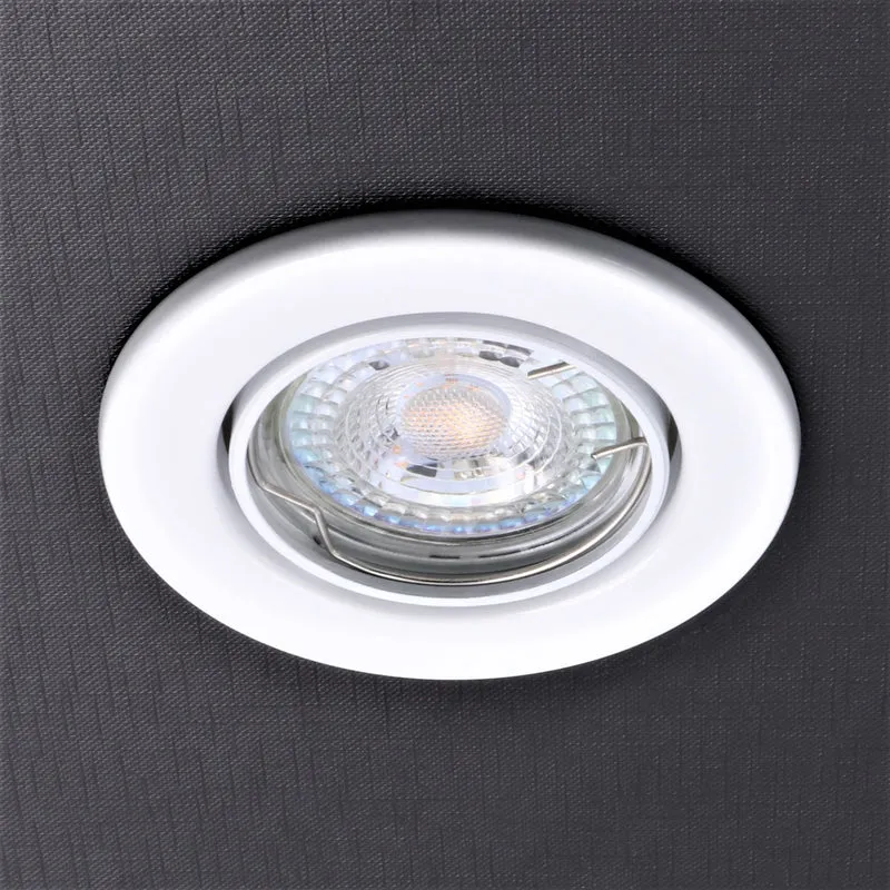 LED Einbaustrahler Decoro | rund, schwenkbar | Weiß, Schwarz, Chrom, Matt-Chrom, Antik-Messing | inkl. GU10 Fassung | 230V