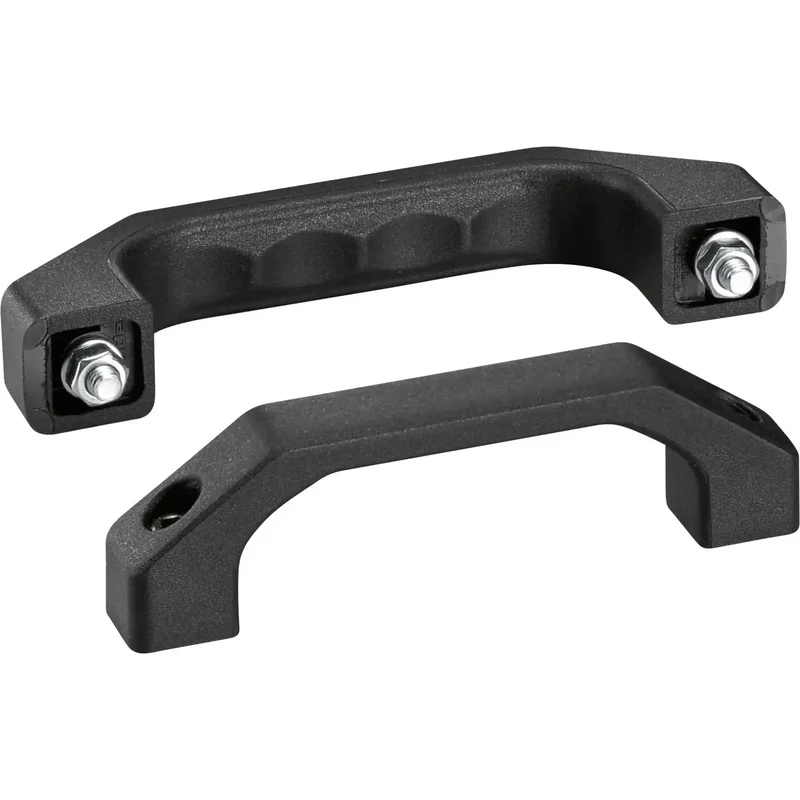 B-Ware Rohde Universalgriff RG-1P.100.84 Griffserie RG schwarz 1000N 7 Stück 19x33mm