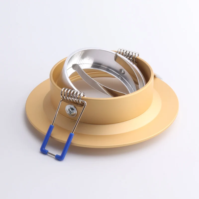 Einbaustrahler Sonya | Rund | aus Aluminium | Gold | Ø99mm | inkl. GU10 Fassung 230V | extra-flach | dimmbar
