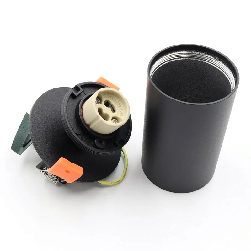 LED Einbaustrahler | Rund | Aluminium | Ø77mm | IP20 | inkl. GU10 Fassung | 230V | Dimmbar