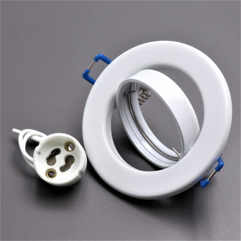 LED Einbaustrahler Decoro | schwenkbar | 7W | Warmweiß | Dimmbar | Rund | Weiß | inkl. GU10 Fassung | 230V