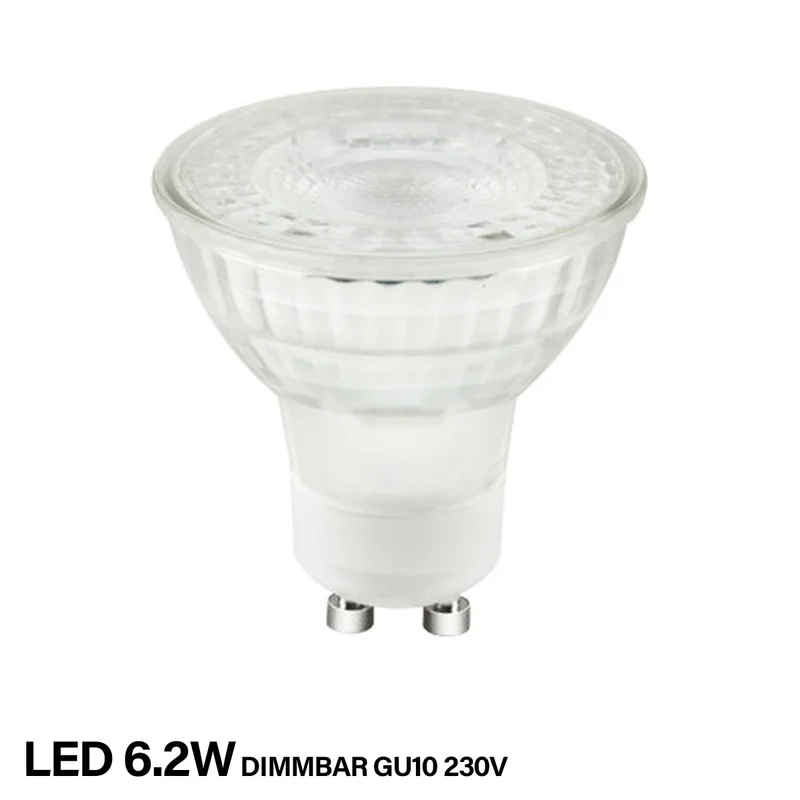LED Einbaustrahler Decoro | schwenkbar | 7W | Warmweiß | Dimmbar | Rund | Weiß | inkl. GU10 Fassung | 230V