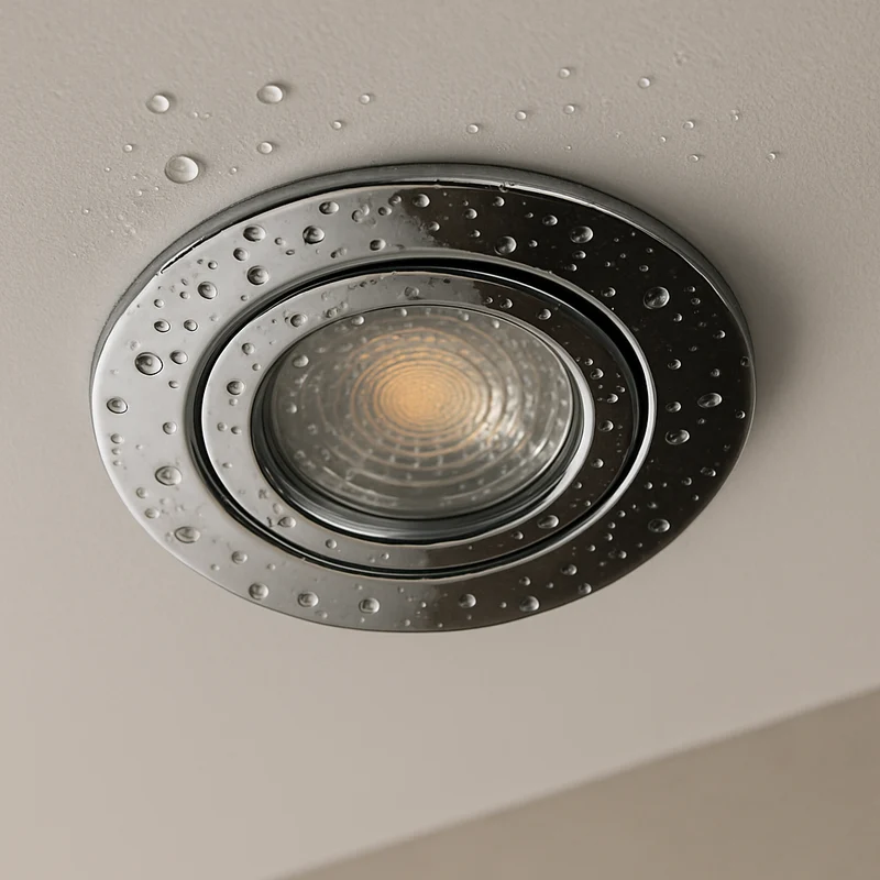 LED Einbaustrahler DL-54 | Aluminium | für Badezimmer und Feuchträume | VESI Chrom | IP44 | inkl. GU10 Fassung | 230V | energie- und umweltfreundlich