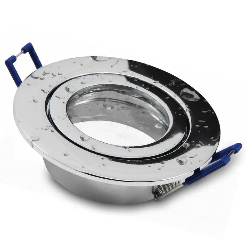 LED Einbaustrahler DL-54 | Aluminium | für Badezimmer und Feuchträume | VESI Chrom | IP44 | inkl. GU10 Fassung | 230V | energie- und umweltfreundlich