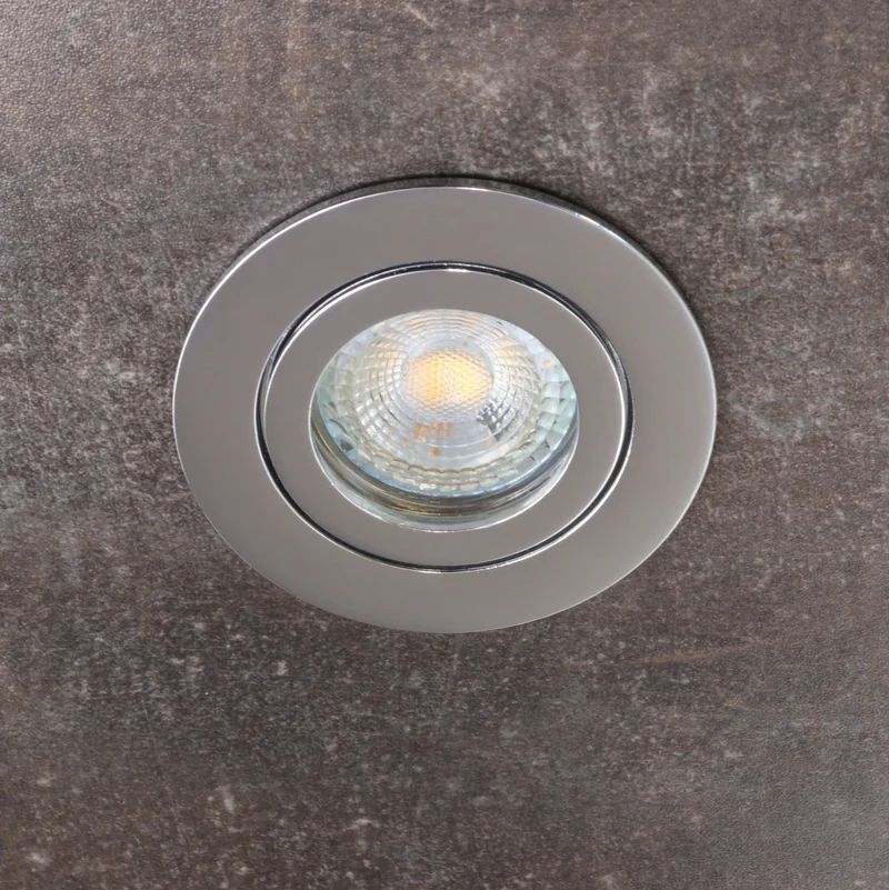 LED Einbaustrahler DL-54 | Aluminium | für Badezimmer und Feuchträume | VESI Chrom | IP44 | inkl. GU10 Fassung | 230V | energie- und umweltfreundlich