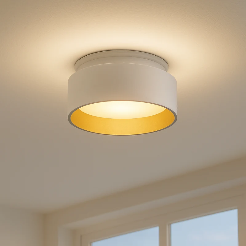 LED Einbaustrahler Oviedo aus Aluminium | Rund | Weiß-Gold u. Schwarz-Gold | IP20 | inkl. GU10 Fassung | 230V 12V | Top Qualität | extra-flach | dimmbar