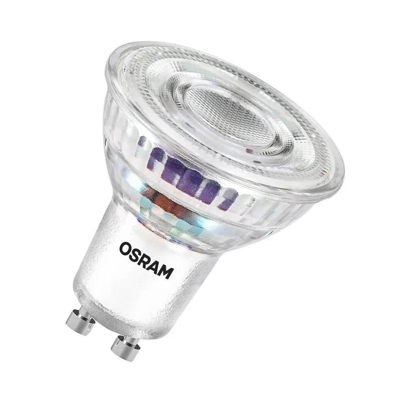 OSRAM LED LAMPS ENERGY EFFICIENCY REFLECTOR in PAR16-Form, LED-Spot, Bleifreies Glas, 2 W, (ex 50 W), 360 lm, Warmweiß, 2700 K, Energieeffizienzklasse: A, CRI 80, 2er