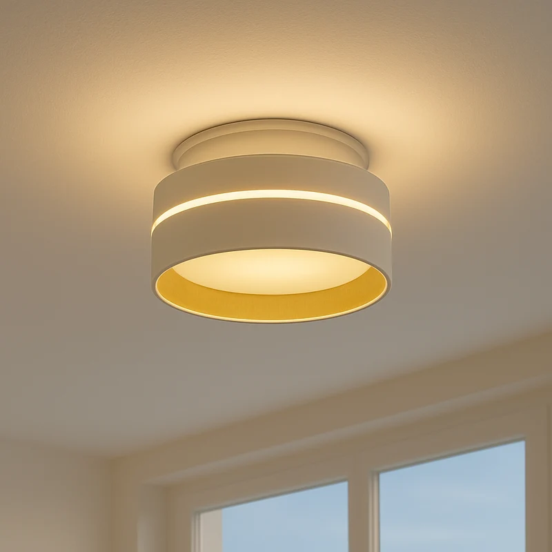 LED Einbaustrahler Oviedo aus Aluminium | Rund | Schwarz-Gold oder Weiß-Gold | IP20 | inkl. GU10 Fassung | 230V | extra-flach | dimmbar