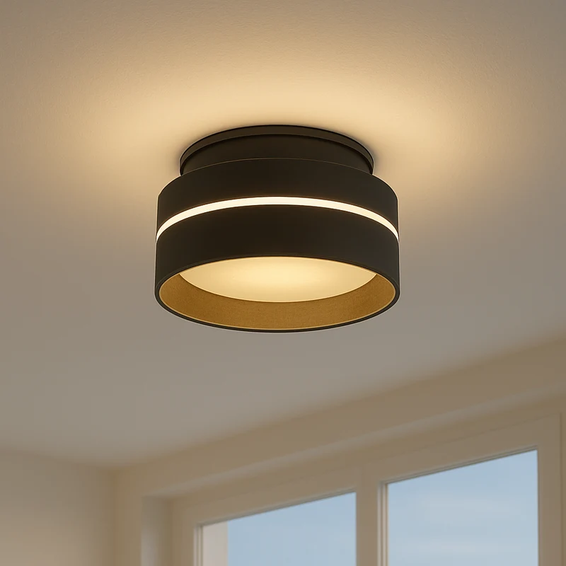 LED Einbaustrahler Oviedo aus Aluminium | Rund | Schwarz-Gold oder Weiß-Gold | IP20 | inkl. GU10 Fassung | 230V | extra-flach | dimmbar