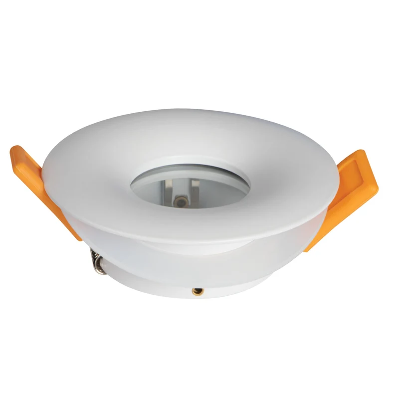 Einbaustrahler aus Aluminium Rund Weiß Schwarz Ø90mm inkl. GU10 Fassung 230V | extra-flach | dimmbar