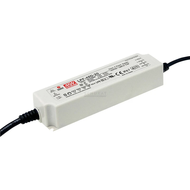 B-Ware MEAN WELL LED-Treiber Netzteil LED-Trafo Konstantspannung dimmbar 40W 1.34A 30V