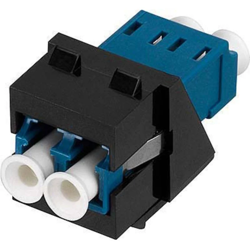 3x B-Ware Rutenbeck LWL Modul Keystone Einsatz Glasfaser Singlemode OS2 Blau LC 3 STÜCK