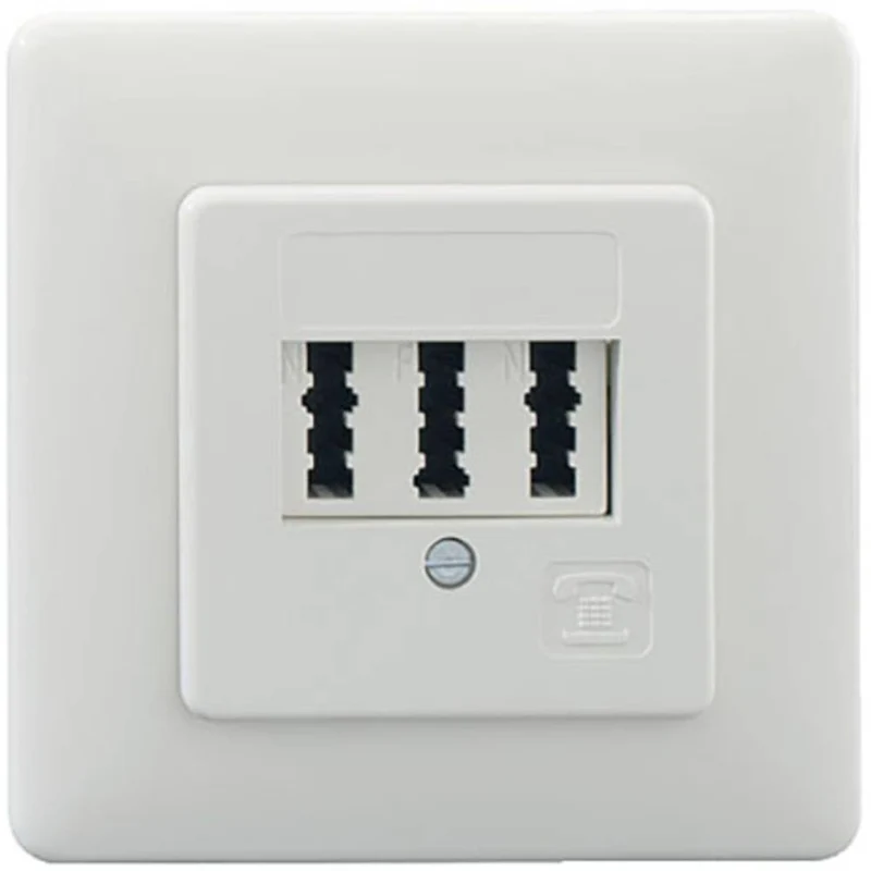 5x B-Ware Rutenbeck Telefondose Anschlussdose TAE 3X6 NFN UP rw CAT 3 Unterputz 5 STÜCK