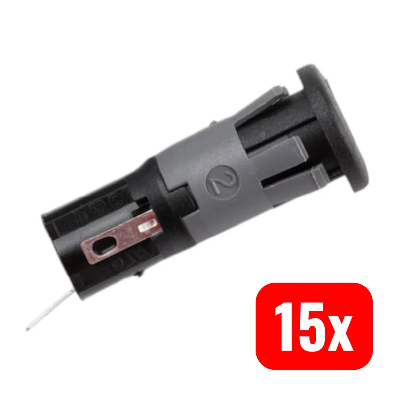 B-Ware Bulgin FX0458/2 Sicherungshalter Fuseholder Sicherungs-Halterung Halter 15 STÜCK
