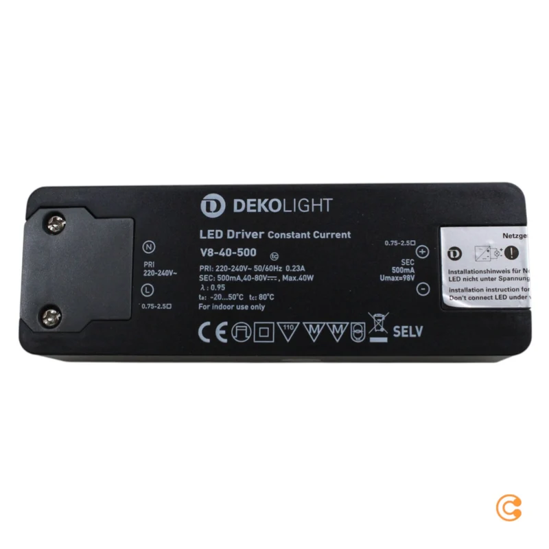 B-Ware Deko Light BASIC CC LED-Treiber Konstantstrom Netzteil 40W 050A 40-80VDC 1St