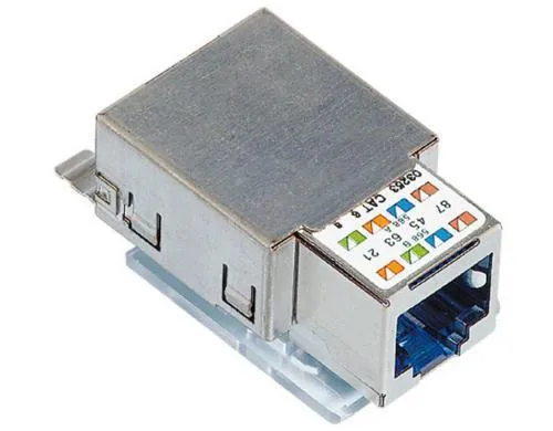 8x B-Ware R&M Anschlussmodul Netzwerkdose Buchse RJ45 freenet Cat 6 geschirmt Blau 8 STÜCK