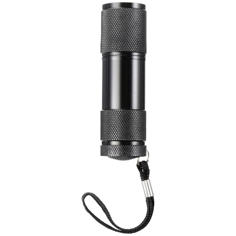 B-Ware Handlampe Taschenlampe UV LED Schwarz Handschlaufe batteriebetrieben 14 STÜCK
