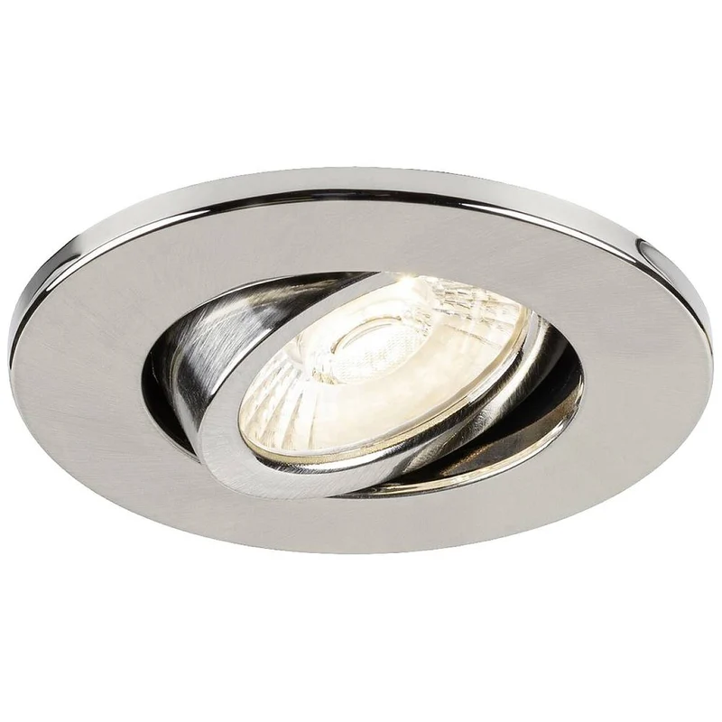 B-Ware SLV Abdeckung Hülle Downlight Aluminium Grau Universal IP20 rund 88 mm 10 STÜCK