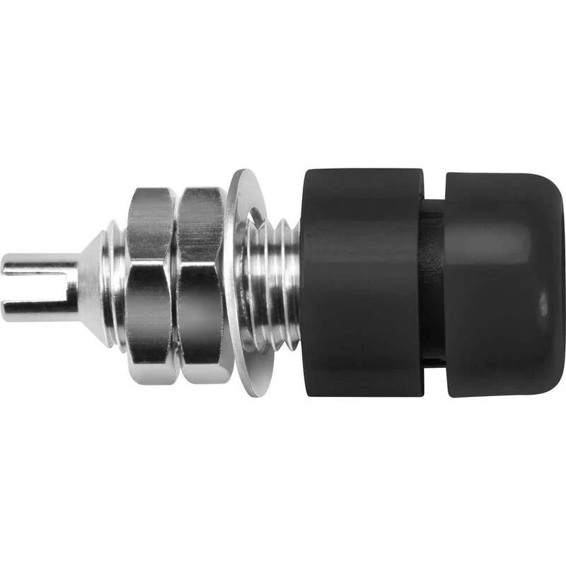 B-Ware Schützinger Einbaubuchse Buchse IBU 401 Ni SW Schwarz Steckverbinder 175 STÜCK