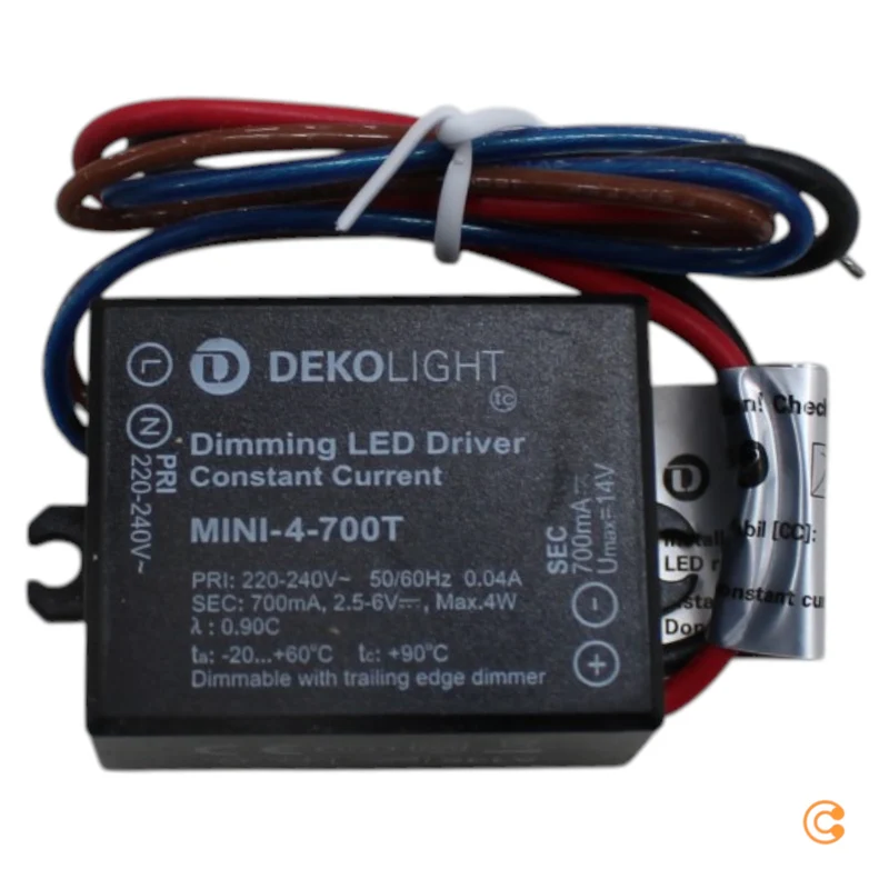 17x B-Ware Deko Light LED-Treiber Konstantstrom LED Treiber Schwarz 4 W 700 mA 17 STÜCK