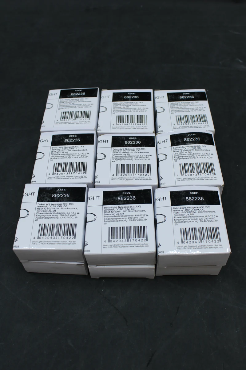 19x B-Ware Deko-Light LED-Treiber Netzgerät Konstantstrom OCTO DIM CC Schwarz 19 STÜCK