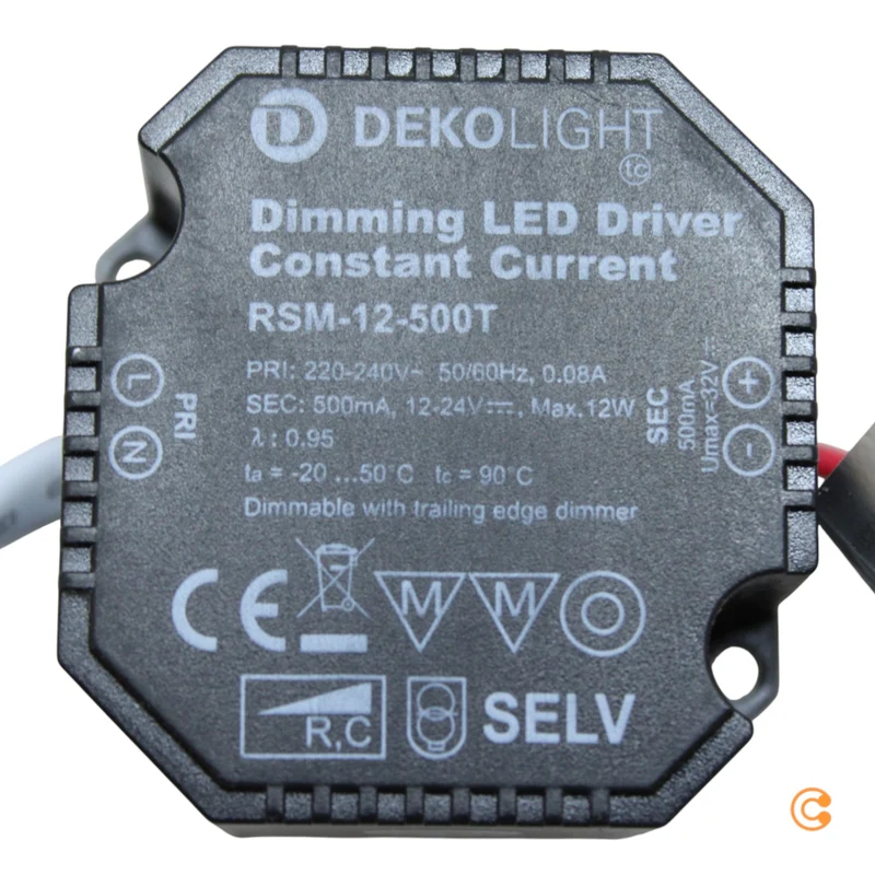 19x B-Ware Deko-Light LED-Treiber Netzgerät Konstantstrom OCTO DIM CC Schwarz 19 STÜCK