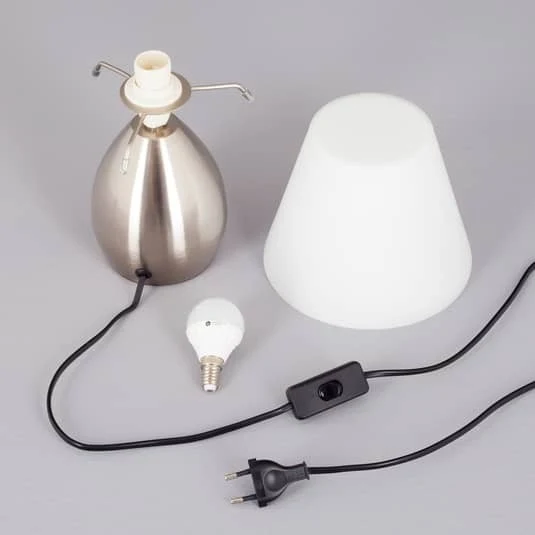 2x B-Ware Lindby Tischlampe Emilan Schreibtischleuchte Bürotischleuchte E14 LED 2 STÜCK
