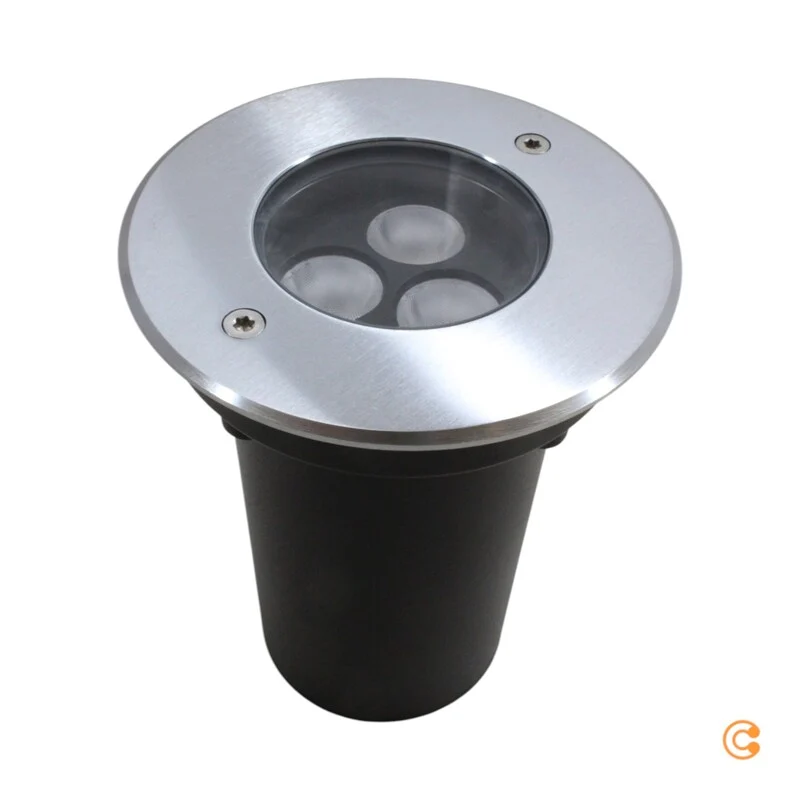 B-Ware Dekolight LED-Bodeneinbauleuchte Strahler Rund Gartenbeleuchtung IP67