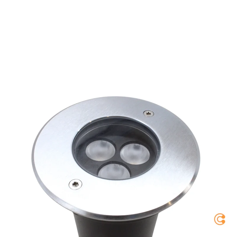 B-Ware Dekolight LED-Bodeneinbauleuchte Strahler Rund Gartenbeleuchtung IP67