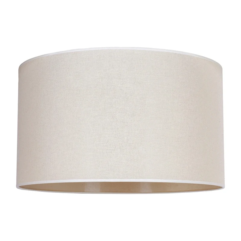 B-Ware Duolla Lampenschirm Schirm Roller Baumwolle beige Ø 40 cm Höhe 22 cm Ersatz