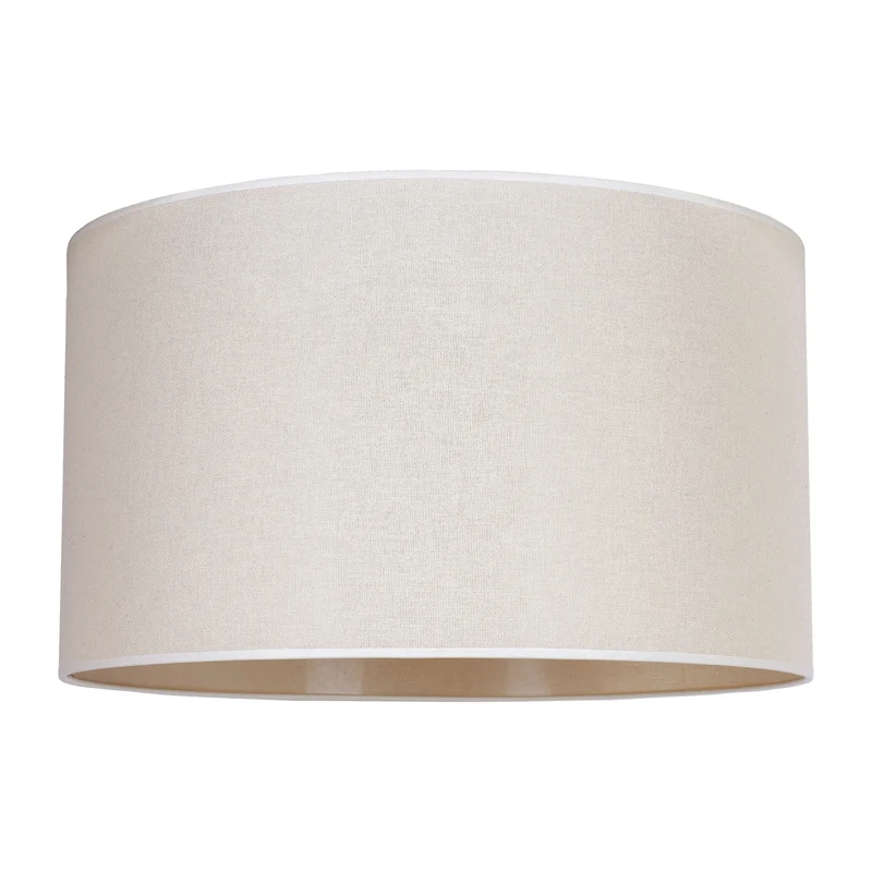 B-Ware Duolla Lampenschirm Schirm Roller Baumwolle beige Ø 40 cm Höhe 22 cm Ersatz