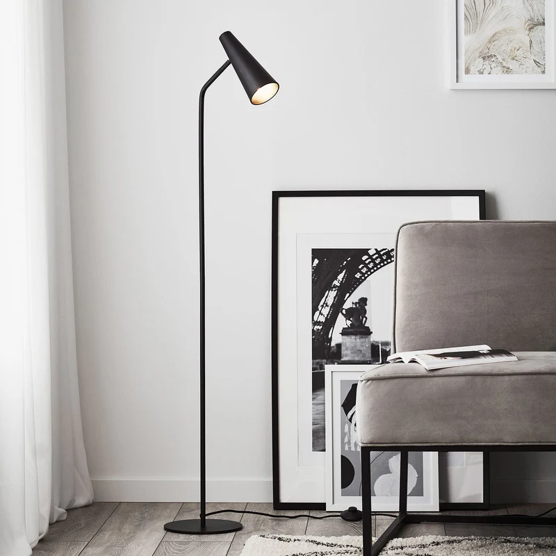B-Ware Markslöjd Stehleuchte Peak Standleuchte Stehlampe Leseleuchte variabel schwarz