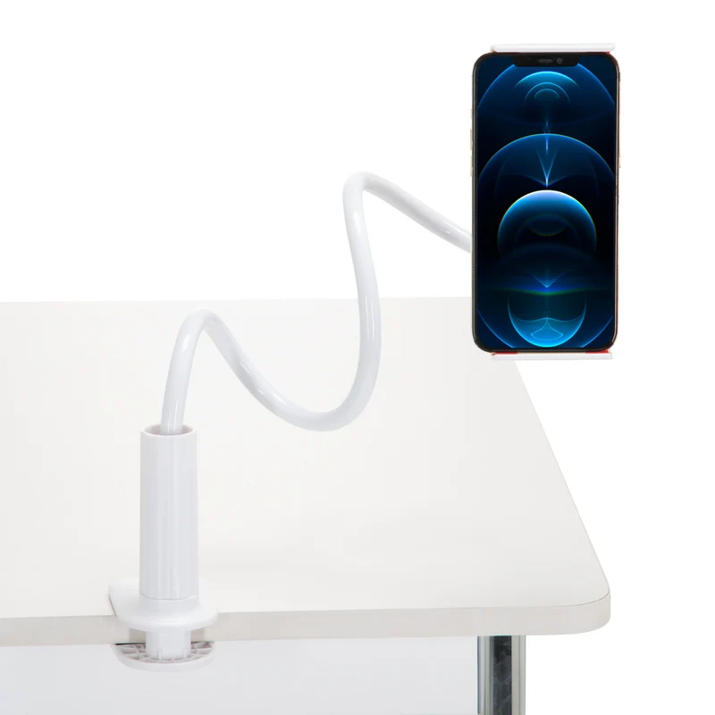 B-Ware HJH Office Handyhalterung FLEXMOBI I mit Klemmfuß / Schwanenhals ABS 4 STÜCK