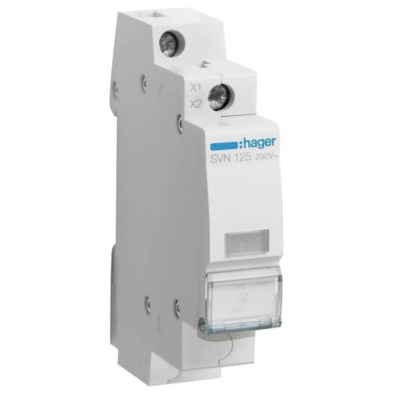 B-Ware Hager SVN125 Leuchtmelder Signalgeber 230V LED Farblos IP20